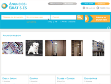 Tablet Screenshot of anuncios-gratis.es