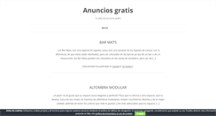Desktop Screenshot of anuncios-gratis.com.es