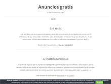 Tablet Screenshot of anuncios-gratis.com.es